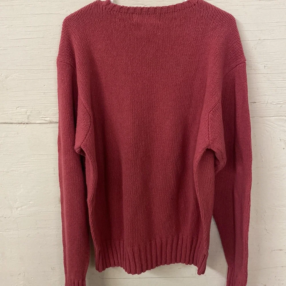 Red Polo Sweater - Picture 3 of 3